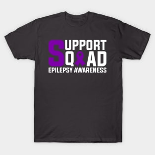 Epilepsy Awareness Support Squad T-Shirt